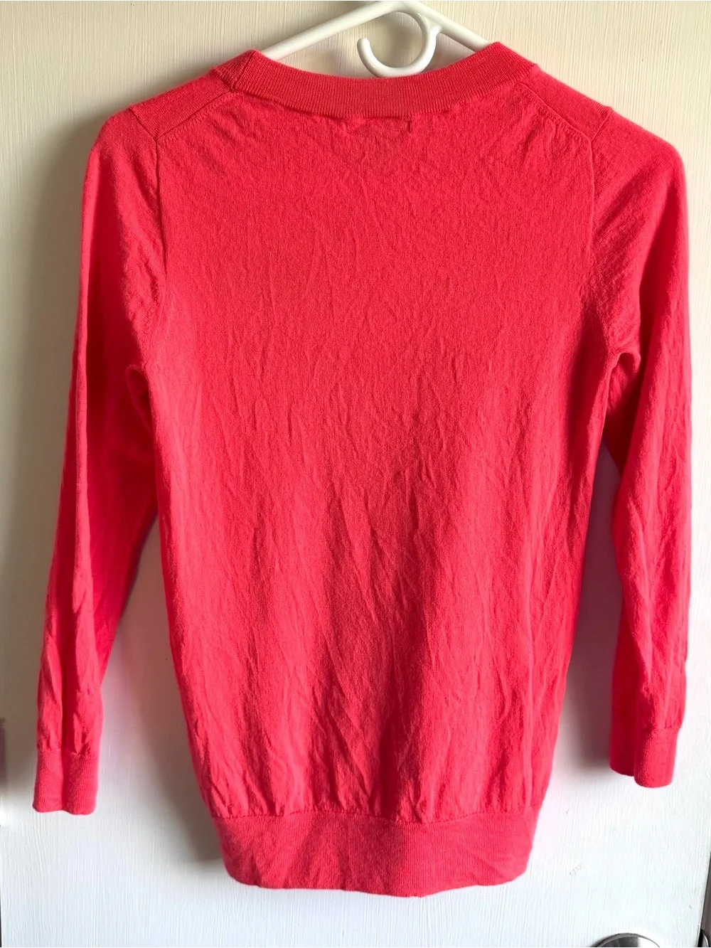 J.Crew Women’s Small Merino Wool Palm Tree Beach Lightweight Sweater Crew Neck